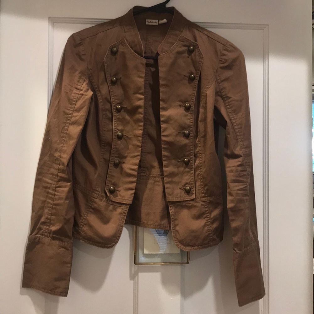 Structured tan jacket